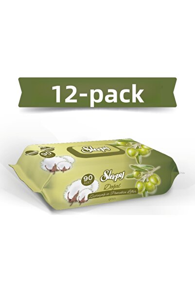 Sleepy منشفة أطفال مبللة بزيت الزيتون 90×12