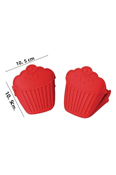 CKM silikon Silicone 2-Pack Oven Mitts Heat-Insulated for Microwave, Oven, Cookware, Tray Handle