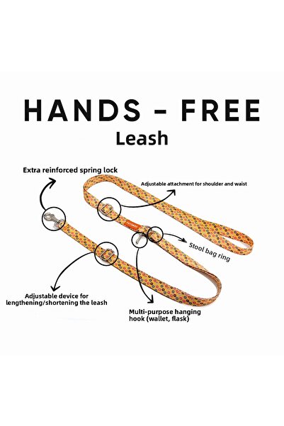 PATİMİO Donuts Hands-Free Walking Strap Leash