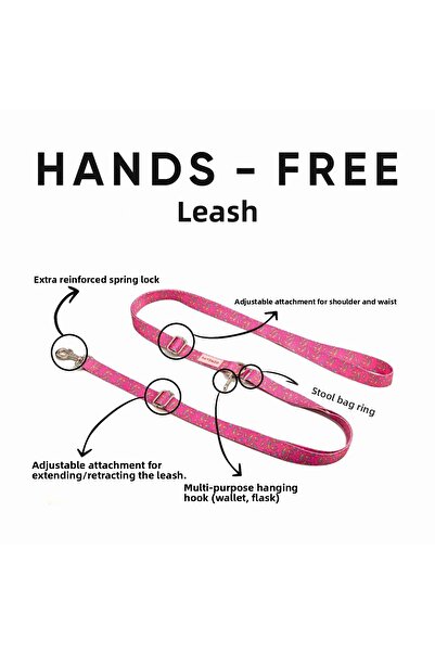 PATİMİO Ice Cream Hands-Free Walking Strap Leash