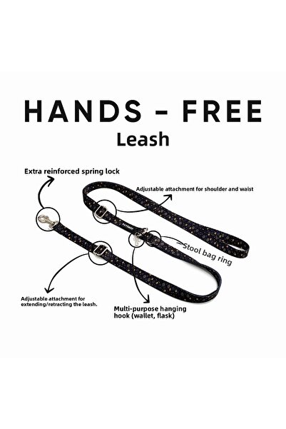 PATİMİO Gold Paws Hands-Free Walking Strap Leash
