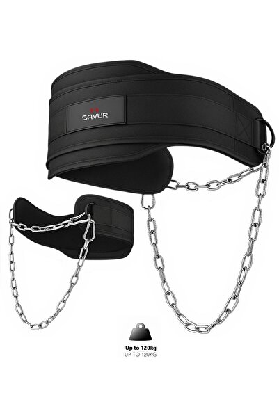 SAVUR Curea de greutate Dips Belt Curea de ridicare de greutăți Curea pentru ...