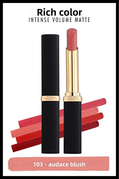 L'Oreal Paris أحمر شفاه L'Oreal Paris Color Riche Intense Volume Matte - 103 ...