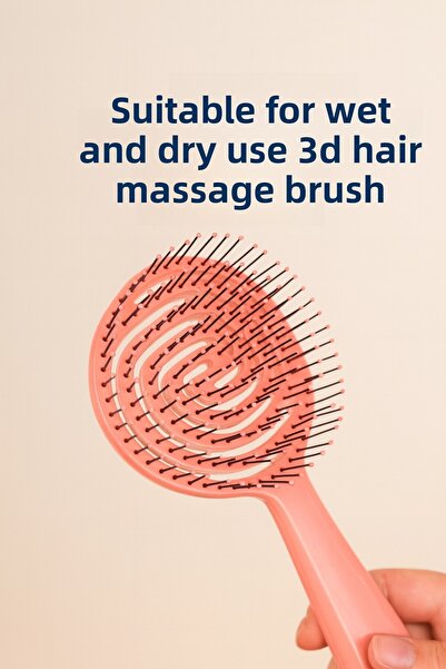 obrigado Βούρτσα μαλλιών 3D για υγρά και ξηρά μαλλιά, χωρίς να βρίσκετε το δρ...