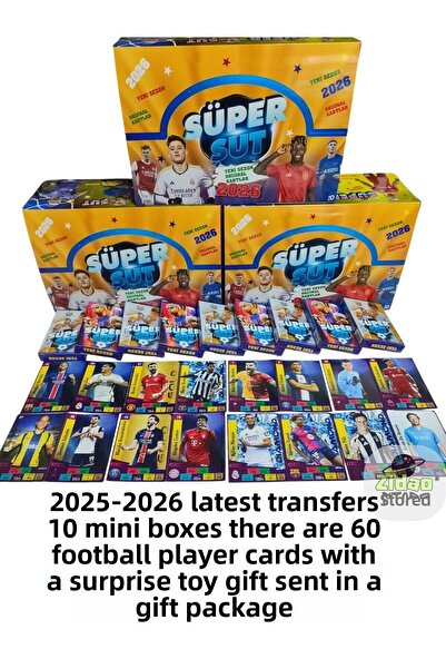 Emrah Gültekin بطاقات لاعبي كرة القدم للموسم الجديد 2026 من سوبر شوت، 10 علب ...