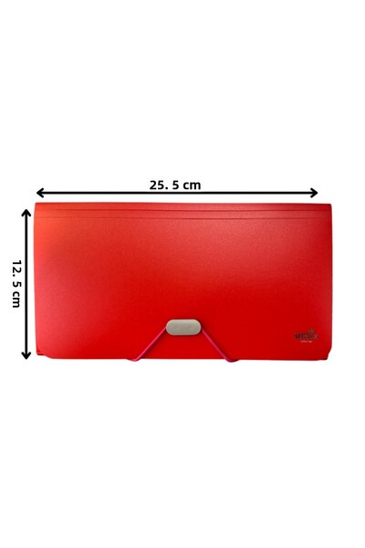 Umix 13-Compartment Elastic Portfolio File (12.5Cmx25.5Cm)