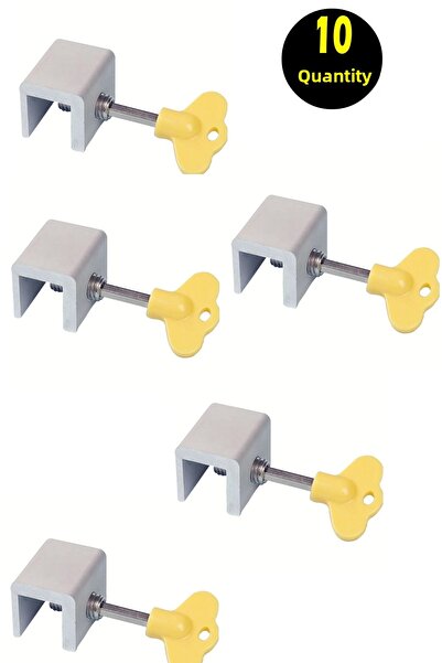 usin 10Pcs Adjustable Sliding Pull Door Window Glass Balcony Lock - Screw Lock