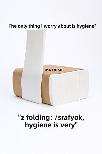 MG HOME 1 Box Z-Fold Paper Towels 12 Packs Dispenser Compatible Professional Napkin Office Restaurant Home Use