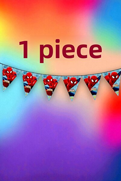 partylady 1 قطعة من راية سبايدرمان - زينة قابلة للتعليق للحفلات والفعاليات