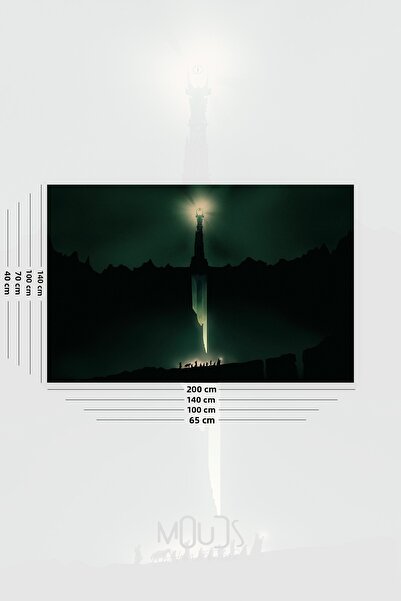 Moud's Lord of the Rings Ring Eye of Sauron Pattern Wall Cloth Wall Hanging Tapestry Suede Textured Fabric