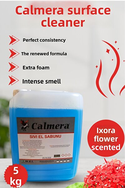 Calmera Endüstriyel Liquid Soap 5kg with Ixora Flower Fragrance! Perfect Impact!