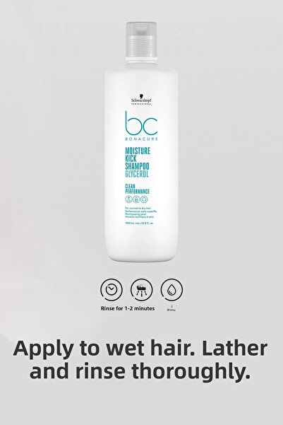 Bonacure 1000ml Bc Clean Moisture Loading Shampoo