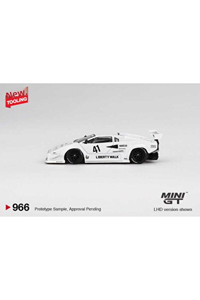 mini gt 1:64 Lamborghini Countach Lb-Works White 2024 Tokyo Auto Salon Diecast Model Car Blister