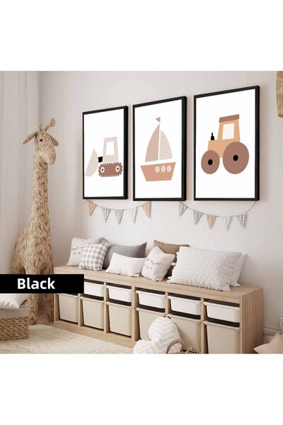 Harika bir ev Детска стая Хол - Минималистичен Модерен Бохемски ТРАКТОР | ДЪР...