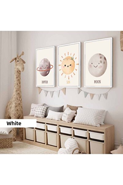 Harika bir ev Camera copilului Living Room-Minimalist Modern Boho TEMĂ PLANET...