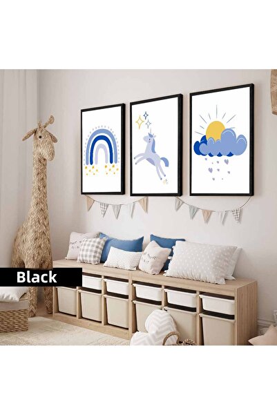 Harika bir ev Παιδικό δωμάτιο Σαλόνι-Μινιμαλιστικό Μοντέρνο Μποέμικο ΜΠΛΕ ΘΕΜ...