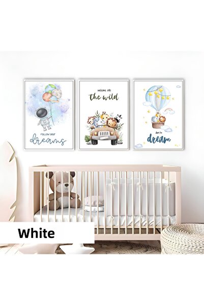 Harika bir ev Camera copiilor Living Room - Minimalist Modern Bohemian ALBAST...