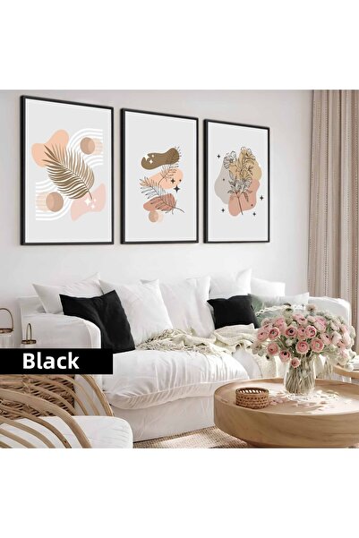 Harika bir ev Camera copiilor Living Room-Minimalist Modern Boho CREM PLANTAT...