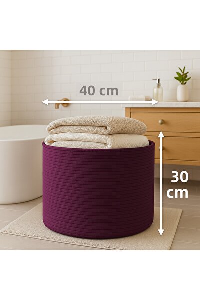 MaVaux Καλάθι με σχοινί Amaterasu – 40x30 cm – Διακοσμητικό & οργανωτικό πολλ...