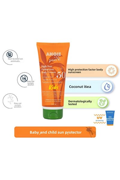Angie KIDS 50 SPF - واقي من الشمس بعامل حماية عالي للأطفال