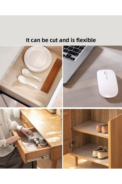 ZERO LAND Sepetim Non-Slip Transparent Shelf