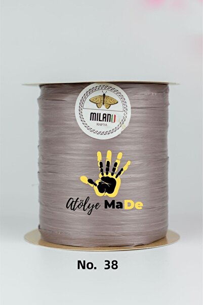 Atölye MaDe Milano Raffia 100gr Single Spool Κωδικός χρώματος No38 Mink