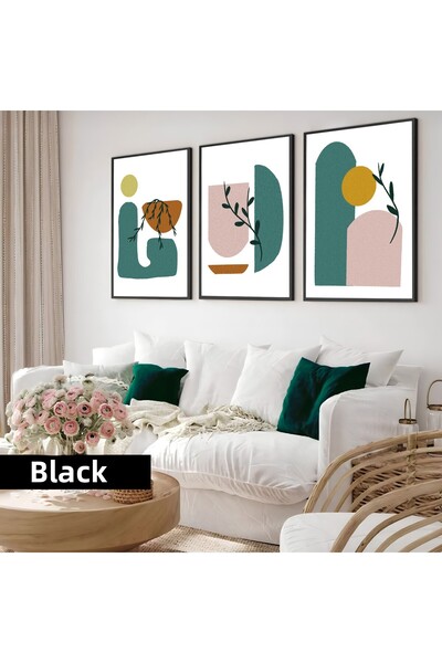 Harika bir ev Camera copiilor Salon-Minimalist Modern Boho Turcoaz | 3L MDF A...