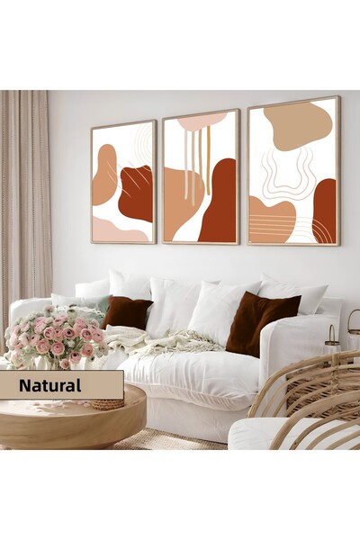 Harika bir ev Camera copiilor Living Room-Minimalist Modern Boem Abstract cu ...