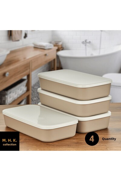 MHK Collection 4-Piece Storage Box Set
