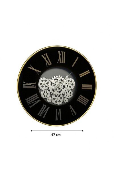 HOMİNG Noria Roma Numeral 47 cm Large Wall Clock 242254