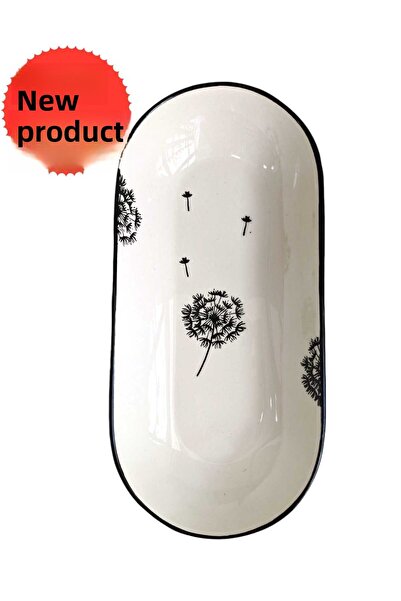 Ganita home Kase Gondol Cookie - Breakfast Fruit Plate Karahi̇ndi̇ba Model Black Color 30 cm