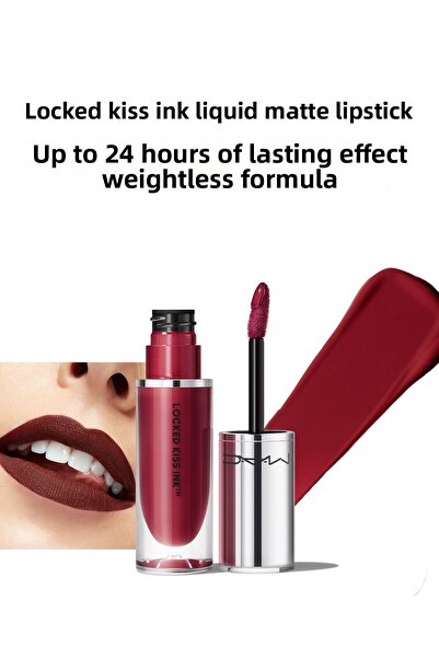 M.A.C أحمر شفاه سائل غير لامع مقاوم للماء يدوم حتى 24 ساعة من كارنيفور، 4 مل