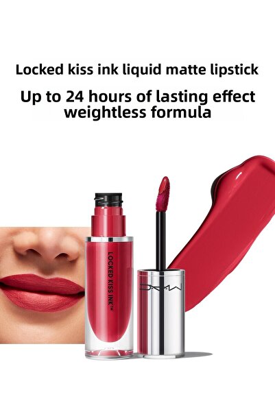 M.A.C أحمر شفاه سائل غير لامع مقاوم للماء يدوم حتى 24 ساعة من ماركة MOST CURI...