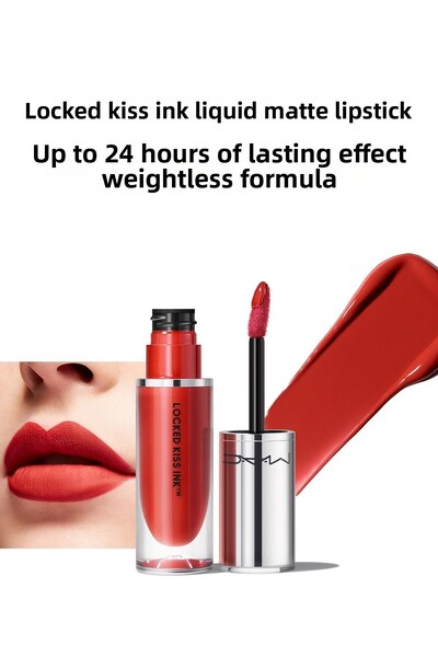 M.A.C أحمر شفاه سائل غير لامع مقاوم للماء من فيسيوس، يدوم حتى 24 ساعة، 4 مل