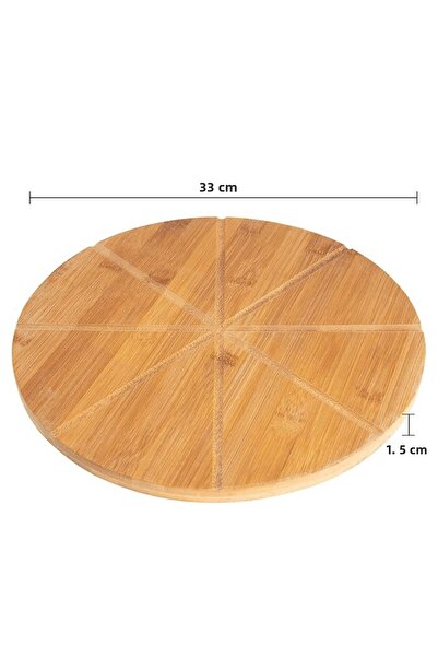 Love Gifts Slice Bamboo Pizza Board