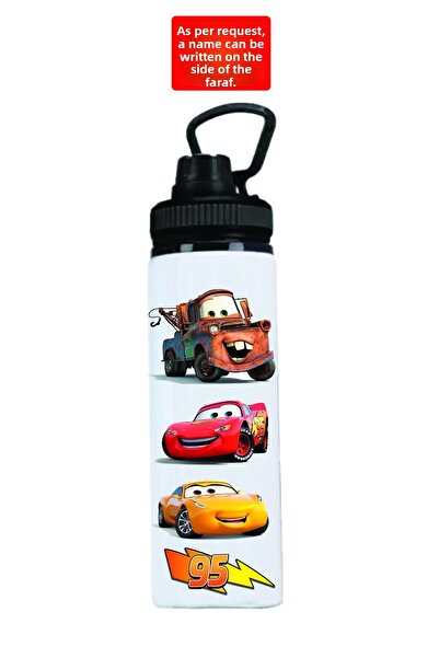 DKDZ SHOP وعاء ماء معدني مطبوع عليه شيمشيك سعة 850 مل.