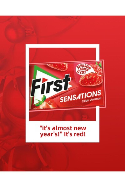 First Sensations Strawberry 27Gr - 12 Pieces