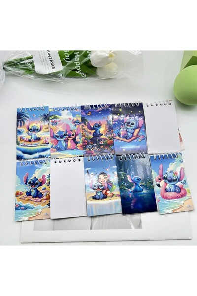 Stitch 5Pcs Disney & Angel Cute Regular Notebook