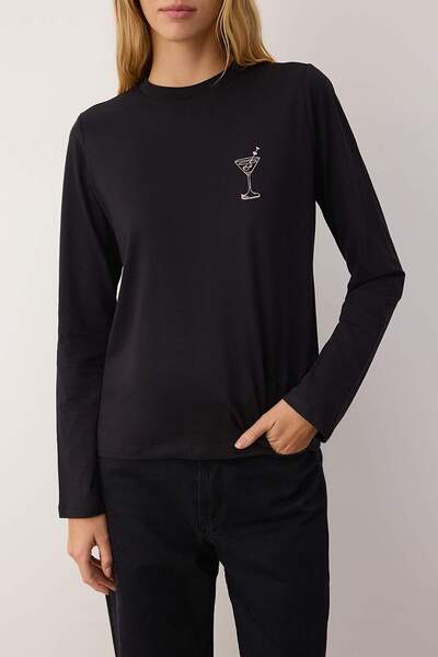 Trendyol Collection 2 Pack 100% Cotton Crew Neck Regular/Regular Fit Twoaw26Ts00009