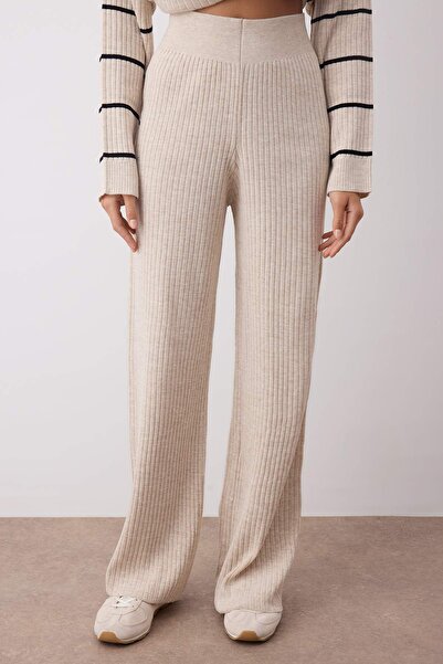 Trendyol Collection Stone*001 Crew Neck Striped Knitwear Bottom - Top Set Twoss20Au0084