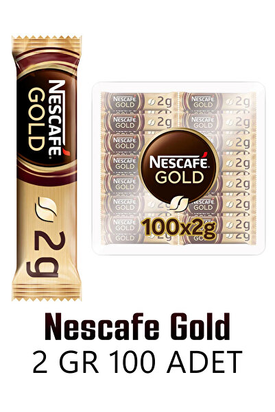 Nescafe Gold Kahve 2 gr 100'lü Paket