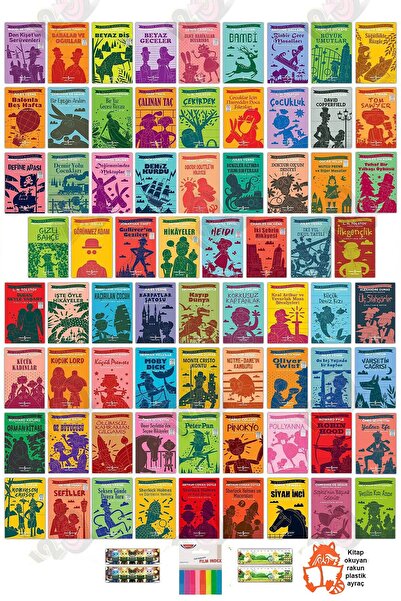 TÜRKİYE İŞ BANKASI KÜLTÜR YAYINLARI Çocuk Klasikleri 71 Kitaplık Set - Heidi ...