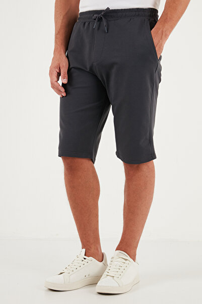 Buratti Cotton Regular Fit Normal Waist Tie Waist Short Men's Short 5908021