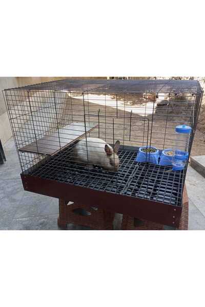 Dogus Kuş Evi 75x50x50h TAVŞAN GİNEPİG CHİNCİLLA KAFESİ