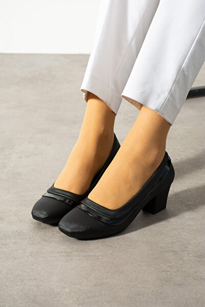 MERVESTORE Pantofi clasici negri dama