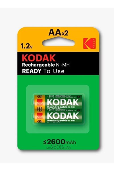 Kodak 2600 Mah Şarjlı 2'li Kalem Pil