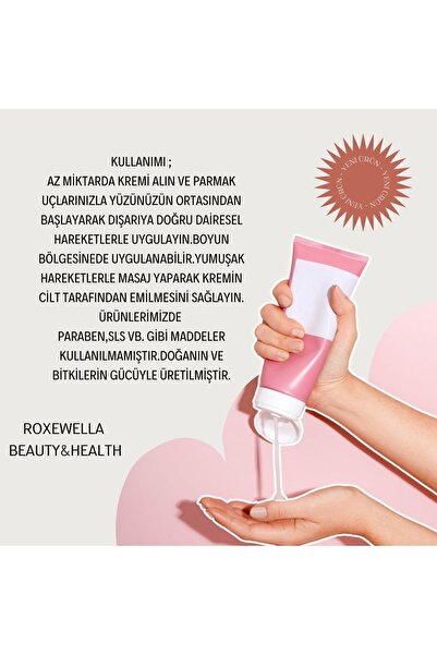 ROXEWELLA Yaşlanma Karşıtı Gündüz Bakım Kremi & 30spf Güneş Koruyucu - Kırışıklık,komple Bakım , Leke Karşıtı