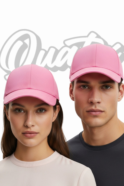 QUATEX Basic Hat 2 Pack – Ροζ 100% βαμβακερό μοντέλο Unisex Gabardine
