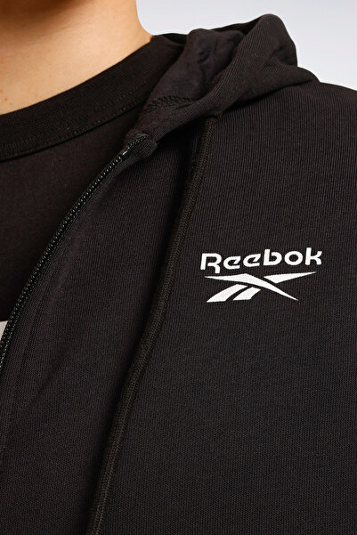 Reebok ID FRENCH TERRY SL LOGO F Siyah Erkek Eşofman Üstü