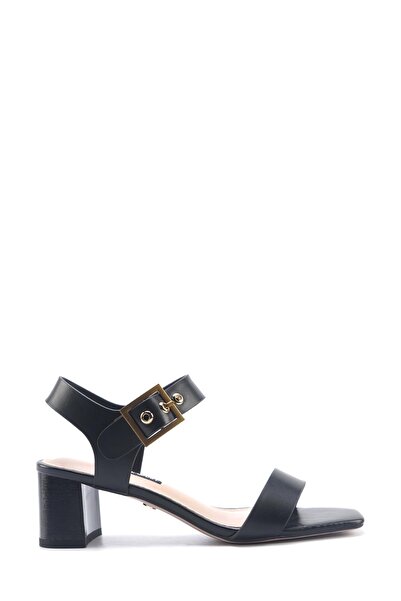 Nine West GELLA 5FX Siyah Kadın Topuklu Sandalet